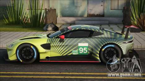 2018 Aston Martin Vantage GTE para GTA San Andreas
