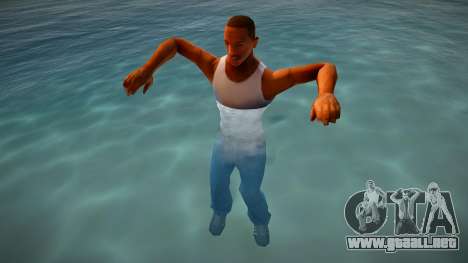 Dificultad para moverse en el agua para GTA San Andreas