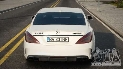Mercedes-Benz CLS63 AMG Vit para GTA San Andreas