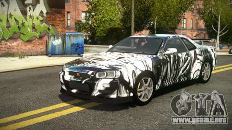 Nissan Skyline R34 ST-L S5 para GTA 4