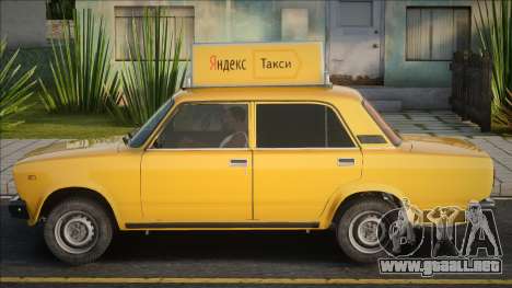 VAZ 2107 Yandex Taxi para GTA San Andreas