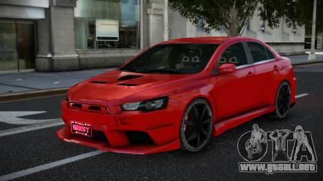 Mitsubishi Lancer Evo X LH-T para GTA 4