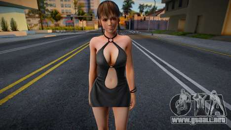 Hitomi Black Dress para GTA San Andreas
