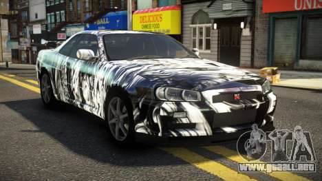 Nissan Skyline R34 ST-L S5 para GTA 4