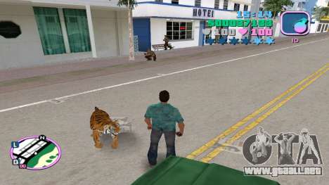 Guardaespaldas del tigre para GTA Vice City