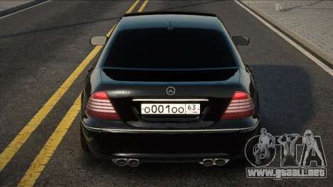 Mercedes-Benz S600 Negro Stock para GTA San Andreas