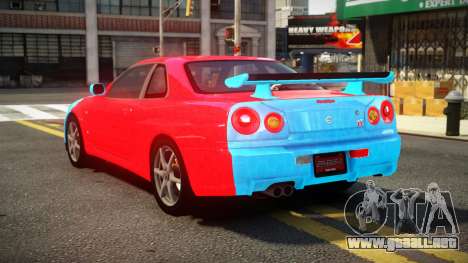 Nissan Skyline R34 ST-L S3 para GTA 4