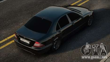 Mercedes-Benz S600 Negro Stock para GTA San Andreas