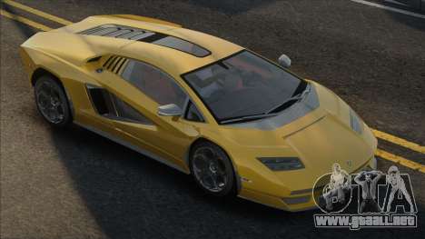 Lamborghini Countach LPI 800-4 Yellow para GTA San Andreas