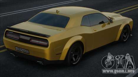 Dodge Challenger SRT Demon Major para GTA San Andreas