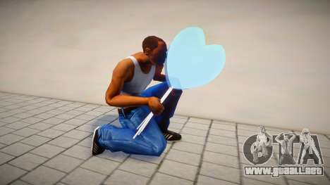 Globo azul en forma de corazón para GTA San Andreas