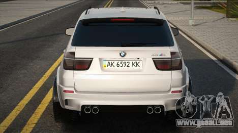 BMW X5M [New Plate] para GTA San Andreas