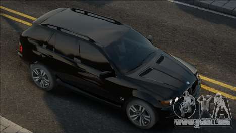 BMW X5 Stock Negro para GTA San Andreas