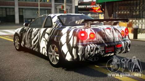 Nissan Skyline R34 ST-L S5 para GTA 4