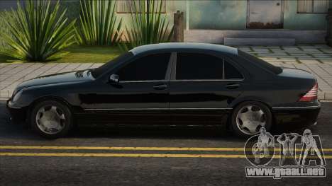 Mercedes-Benz S600 Negro Stock para GTA San Andreas