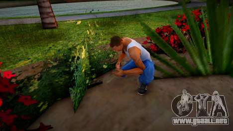 Recoger flores en Glen Park para GTA San Andreas