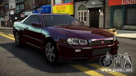 Nissan Skyline R34 ST-L para GTA 4