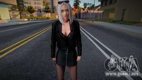 Blonde girl with glasses para GTA San Andreas