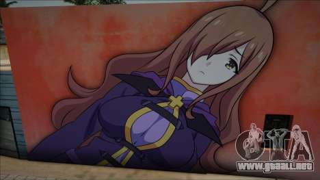 Mural Wiz Konosuba para GTA San Andreas