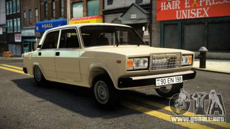 VAZ 2107 BW para GTA 4