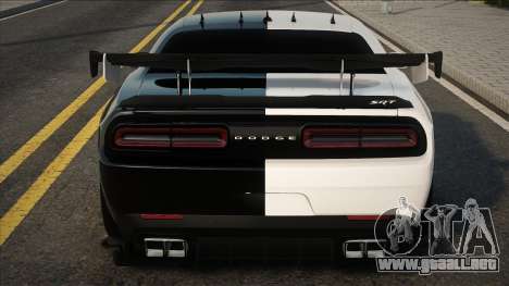 Dodge Challenger SRT [Black White] para GTA San Andreas