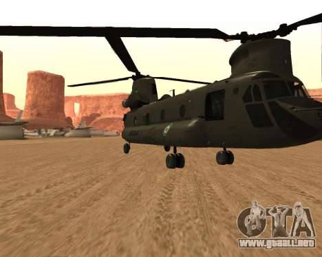CH-47 Chinook iraní - IRIAA para GTA San Andreas