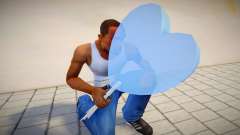 Globo azul en forma de corazón para GTA San Andreas