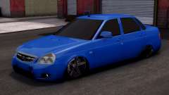 Lada Priora Stock Blue para GTA 4