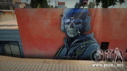 Mural de Legend Simon Riley Ghost [COD MW2] para GTA San Andreas