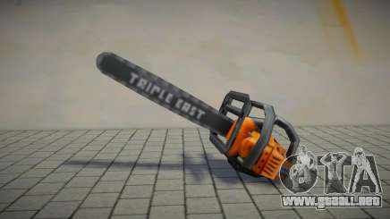 Orange DUDE Triple Cast Chainsawn 1 para GTA San Andreas
