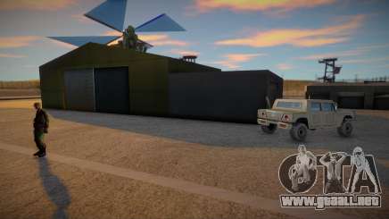 Una base militar animada para GTA San Andreas