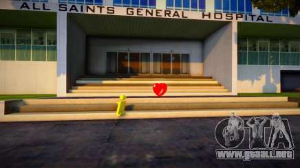 Camioneta de salud cerca de todos los hospitales para GTA San Andreas