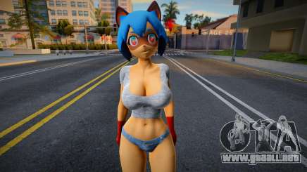 Michiru Kagemori Thicc (Brand New Animal) Casual para GTA San Andreas