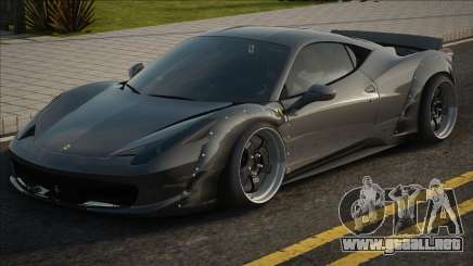 Ferrari 458 Italia Black ver1 para GTA San Andreas