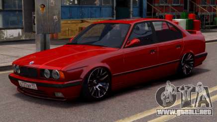 BMW M5 Rojo Stock para GTA 4