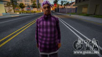 HQ Ballas Man v8 para GTA San Andreas