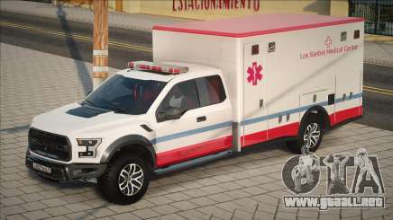 Ford Raptor F-150 Ambulance CCD para GTA San Andreas