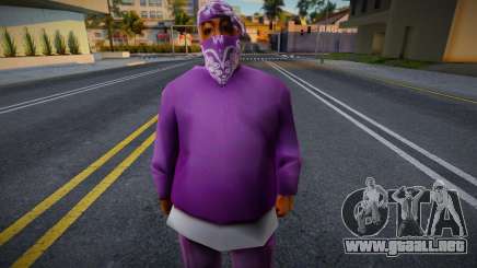 HQ Ballas Man v7 para GTA San Andreas