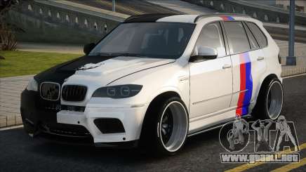 BMW X5M Blanco y Negro para GTA San Andreas
