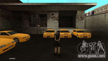 Aspecto de mujer desarmada del sindicato para GTA San Andreas