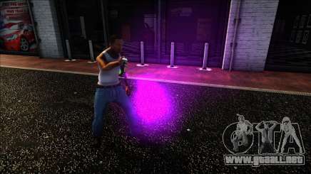 Color púrpura de la lata de spray con pintura para GTA San Andreas