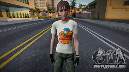 Rebecca T-Shirt Sandwich para GTA San Andreas