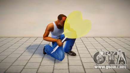Globo amarillo en forma de corazón para GTA San Andreas