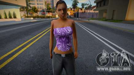 Hq Girl Ballas para GTA San Andreas