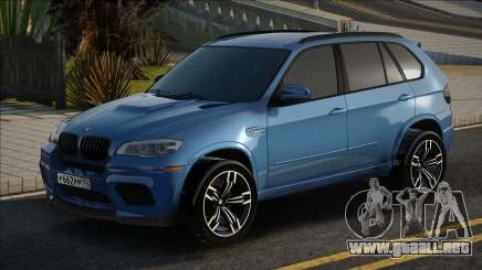 BMW X5M Azul para GTA San Andreas
