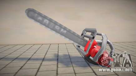Red McAdam Chainsaw para GTA San Andreas