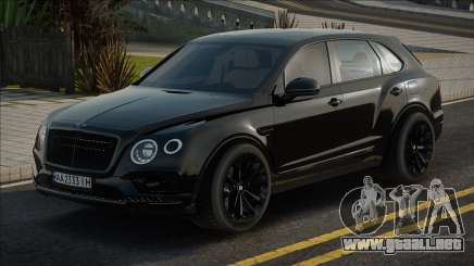 Bentley Bentayga Negro para GTA San Andreas