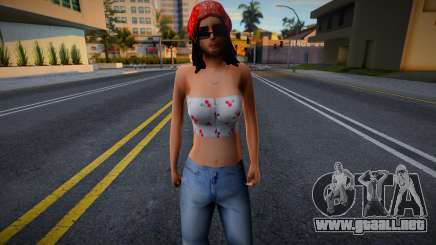 Kendal Jenner Gangstar para GTA San Andreas