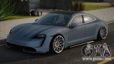 Porsche Taycan Turbo S 2021 Grey para GTA San Andreas