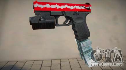 Pistol MK2 Red para GTA San Andreas